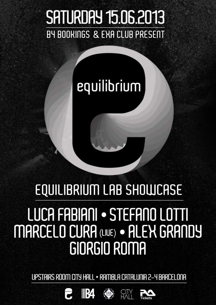 Equilibrium Lab Showcase - Página frontal