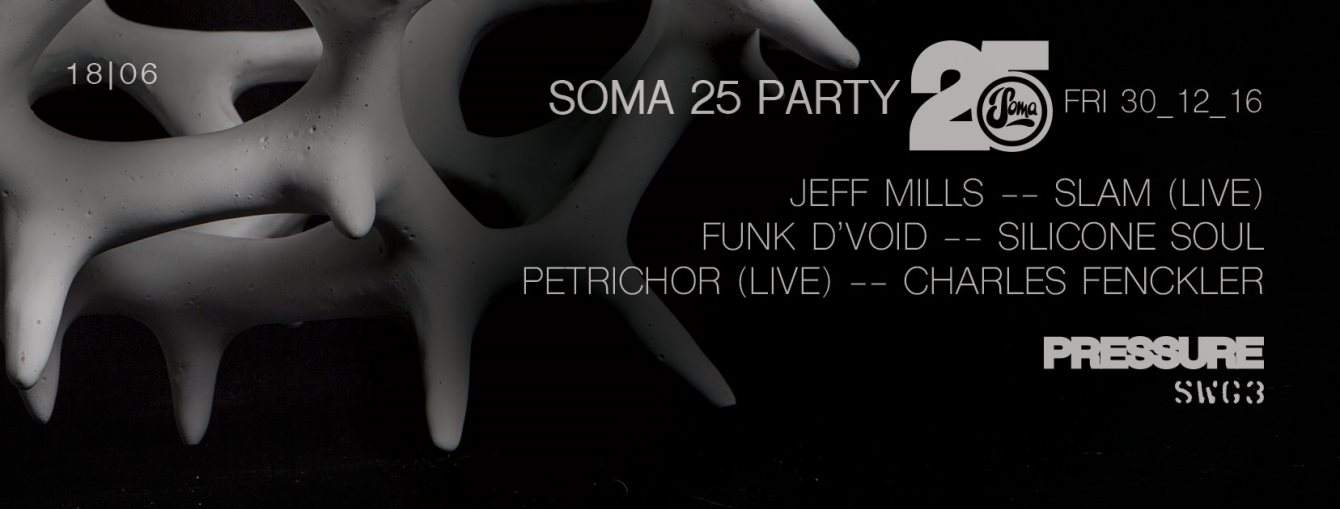 Pressure Soma 25 Party - フライヤー表