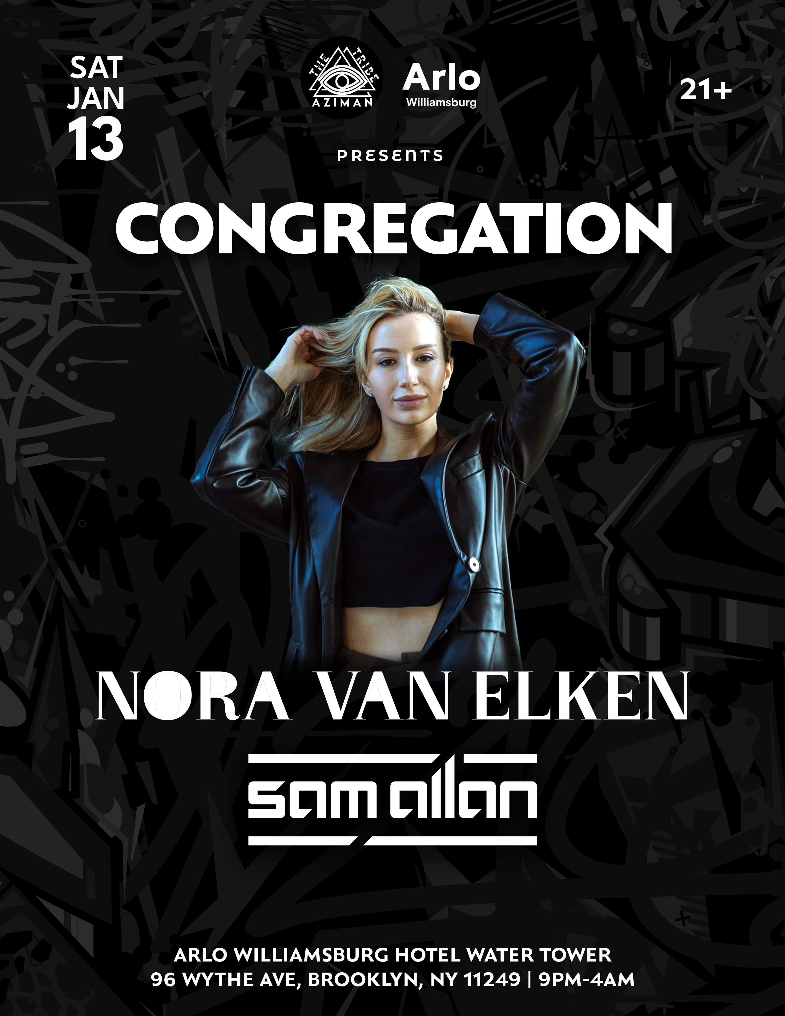 Congregation Water Tower feat. Nora Van Elken, Sam Allan - Página frontal