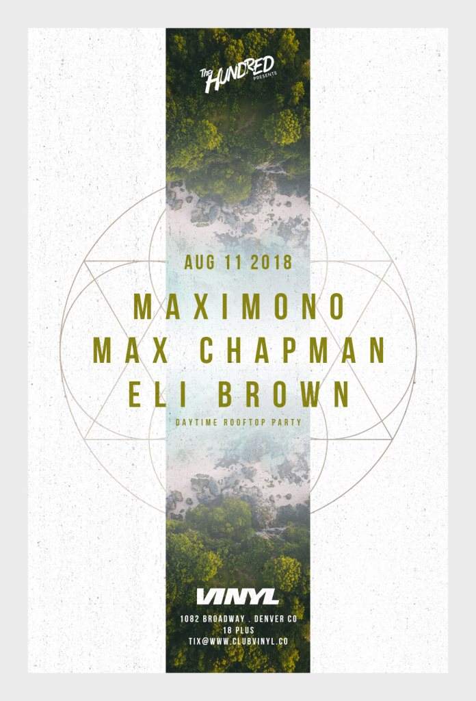 Maximono, Max Chapman, Eli Brown Rooftop Party - Página frontal