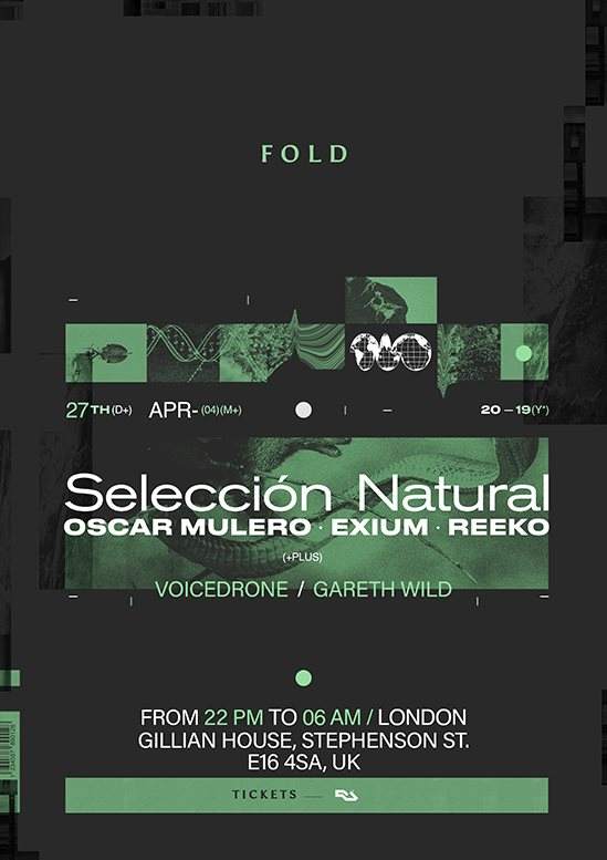FOLD presents: Selección Natural (Oscar Mulero, Reeko & Exium) - Página frontal