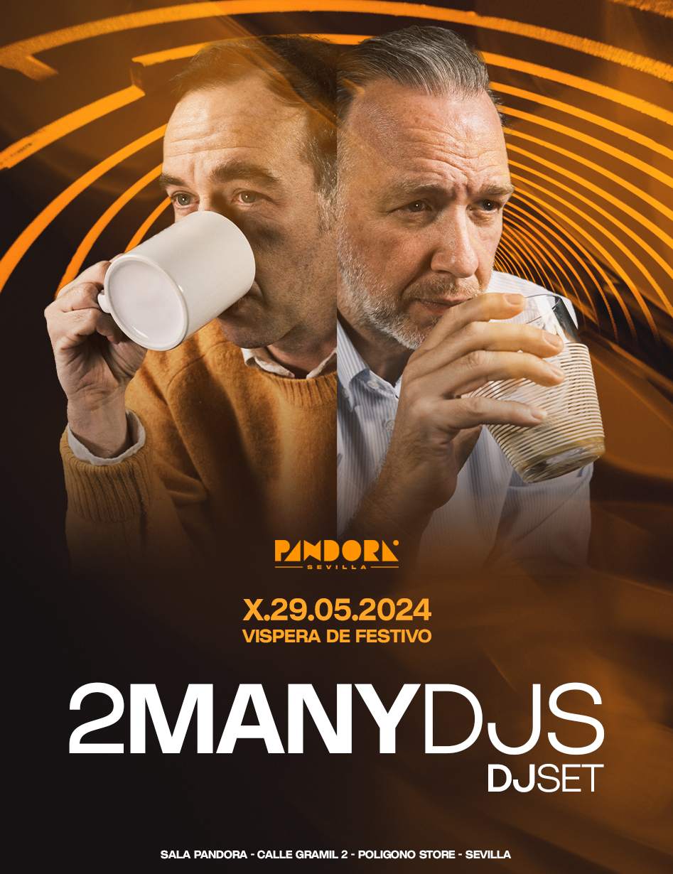 2 Many DJs en Pandora Sevilla - フライヤー表