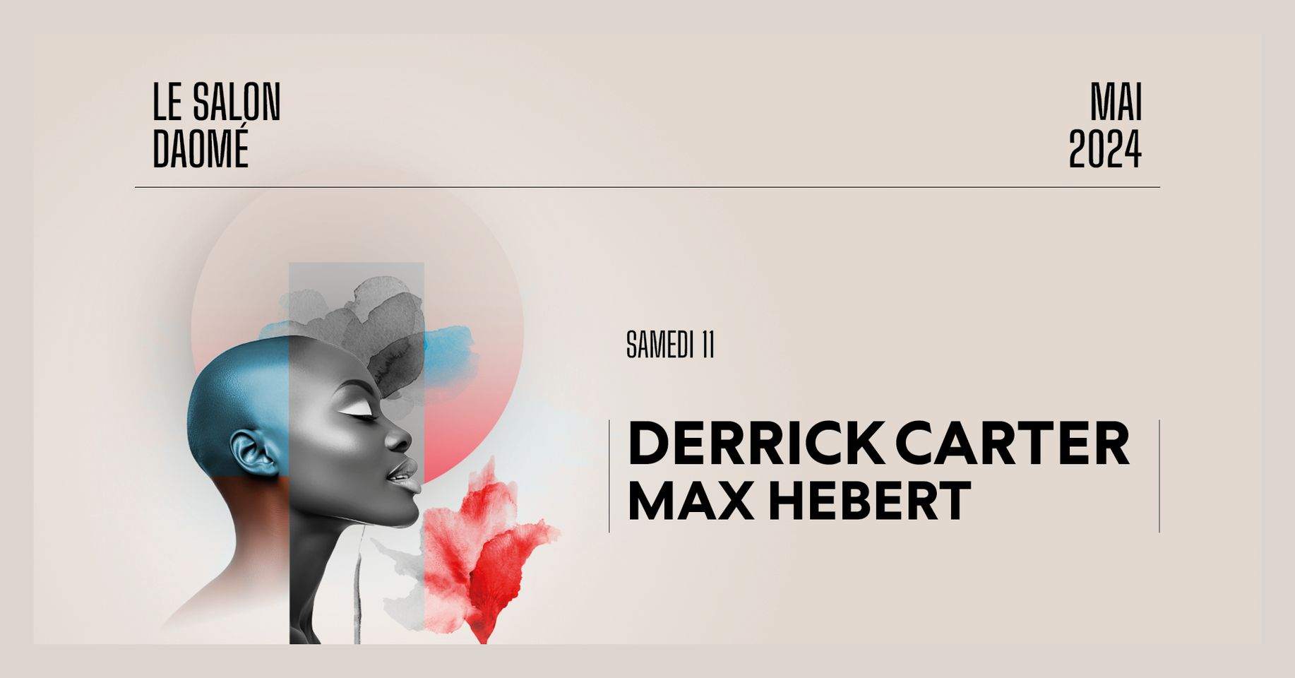 Le Salon Daomé | Derrick Carter + Max Hebert - フライヤー表