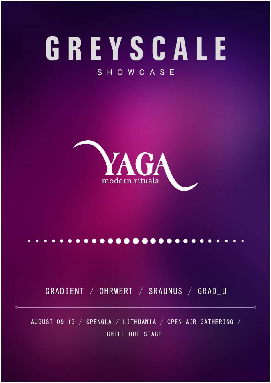 Greyscale Showcase at Yaga Gathering 2018 - Página frontal