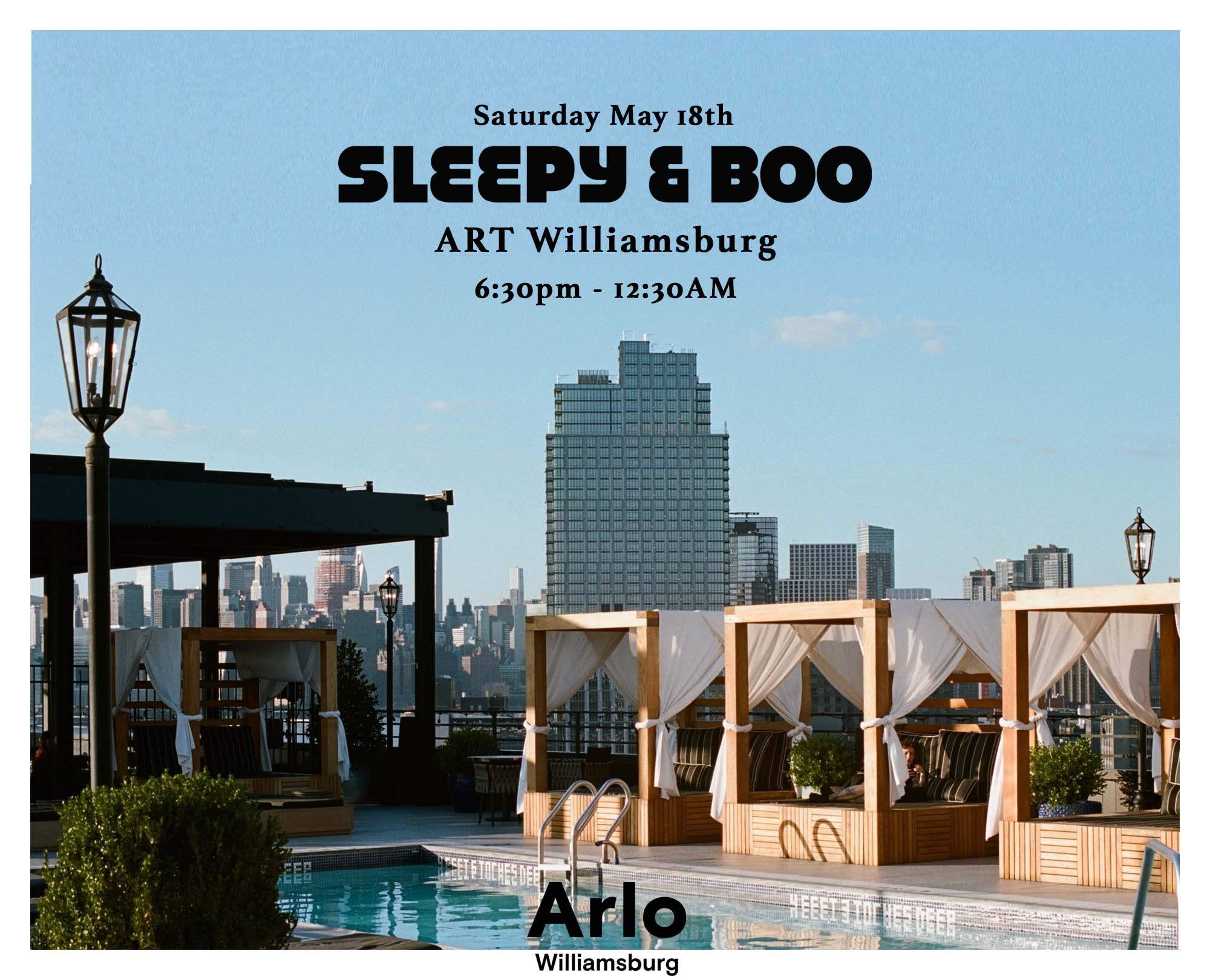 Sleepy & Boo - Open-to-close rooftop set - フライヤー表
