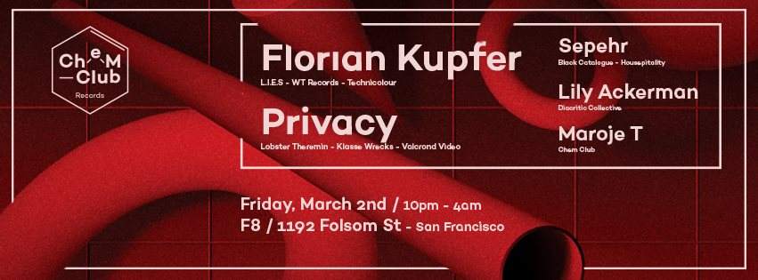 Chem Club with Florian Kupfer, Privacy & More - Página frontal