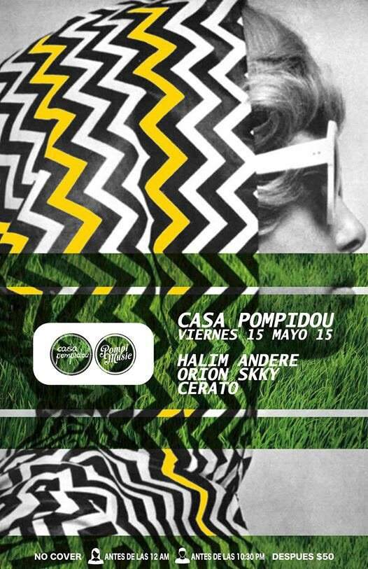 Casa Pompidou 15/May/2015 - フライヤー表