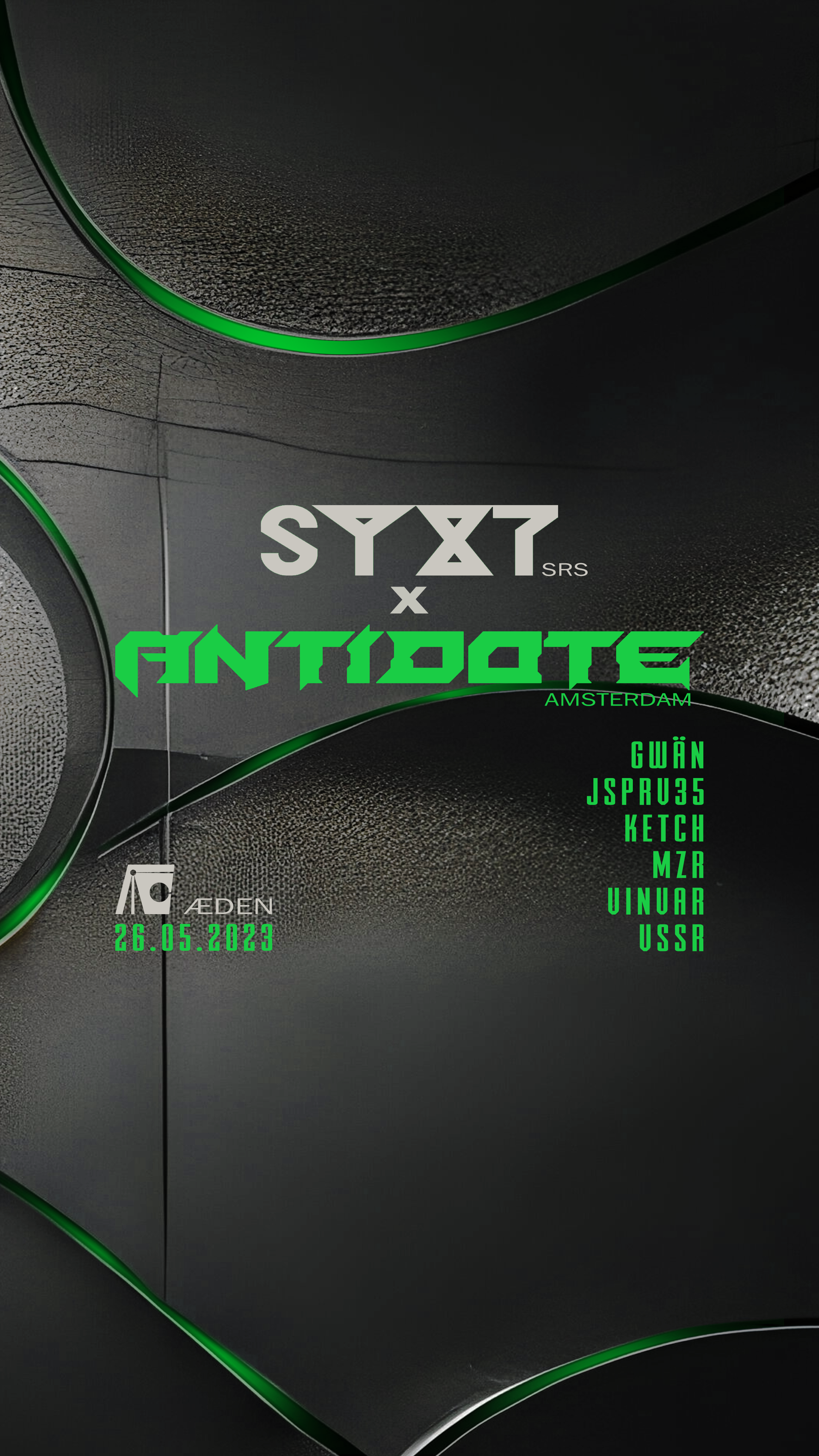 SYXTSRS X ANTIDOTE - Página frontal