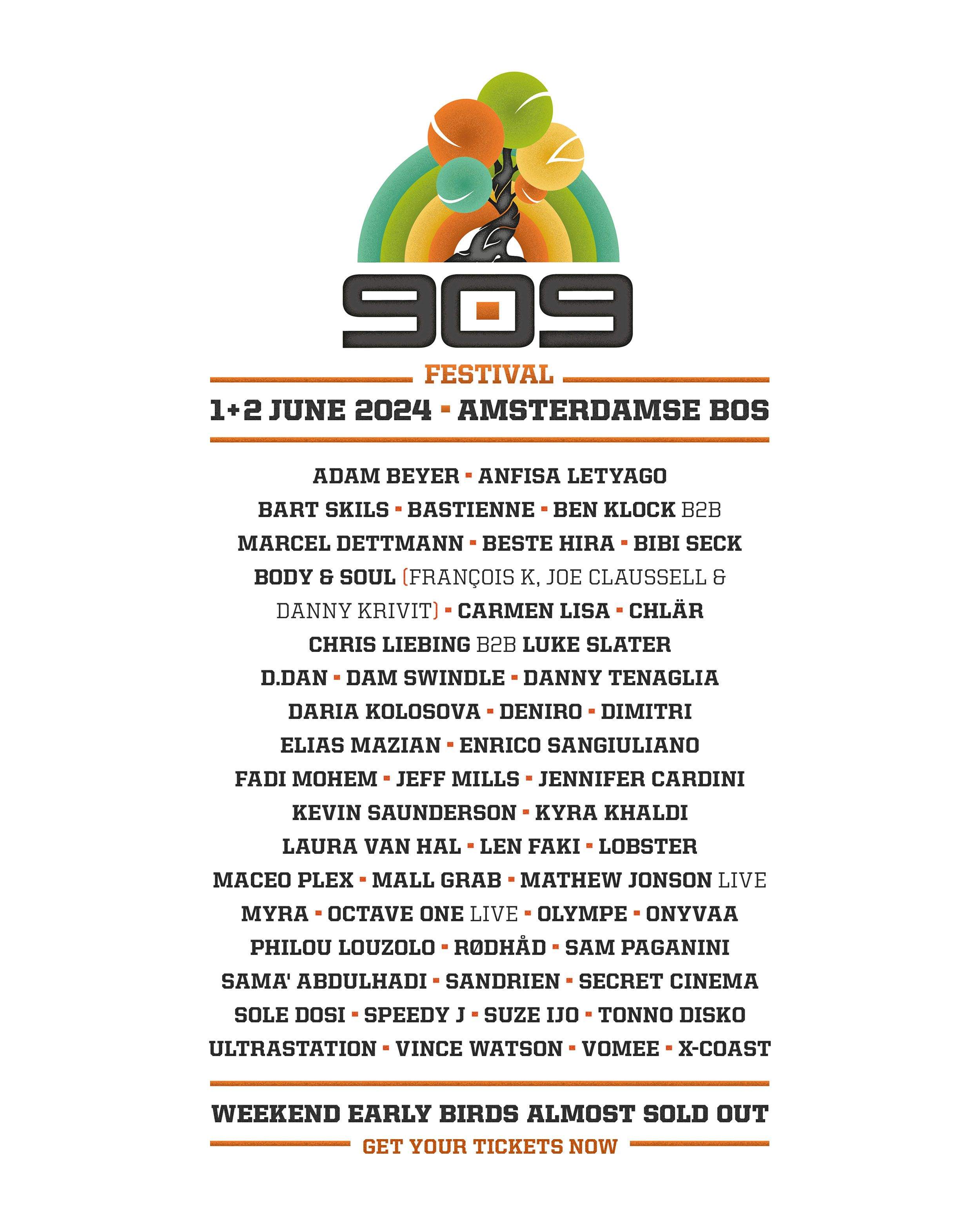 909 Festival - Weekend - フライヤー表