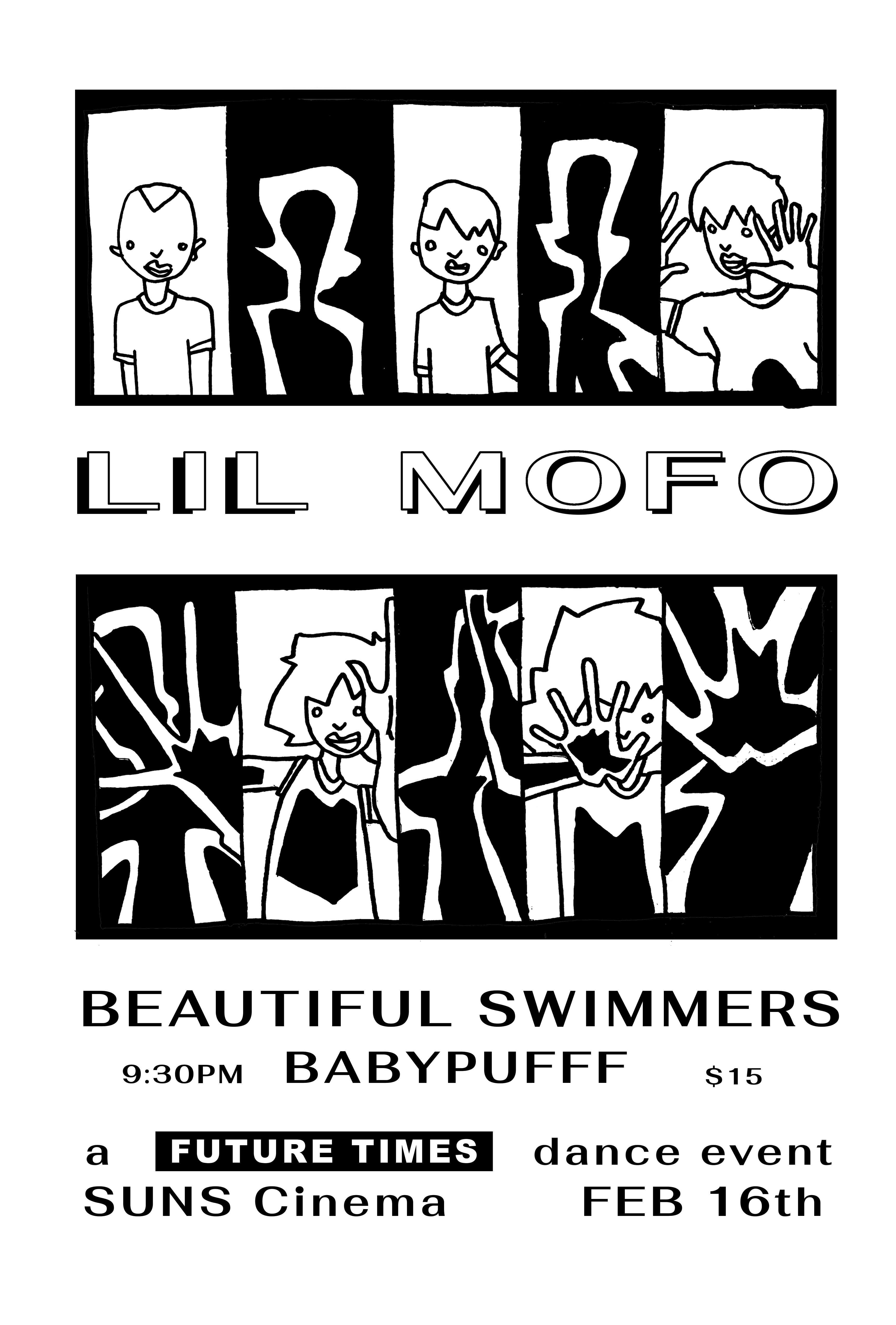 Future Times PARTY with Lil Mofo, Beautiful Swimmers, Babypufff - Página frontal