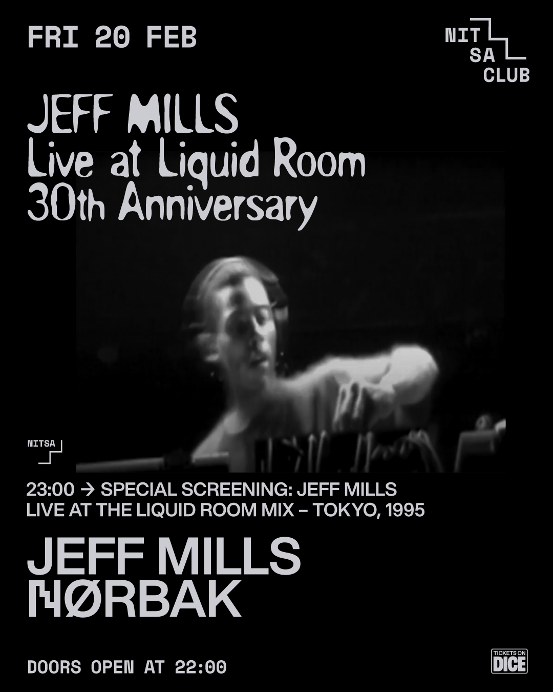 Jeff Mills: Live at Liquid Room 30th Anniversary · Nørbak at Nitsa
