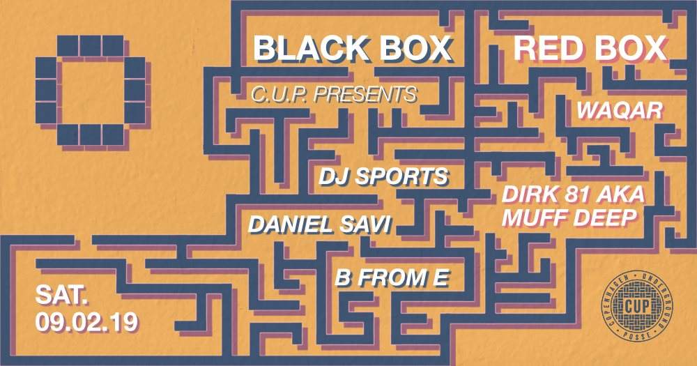C.U.P. presents: DJ Sports / Daniel Savi / B From E / Waqar / Dirk 81 - Página frontal