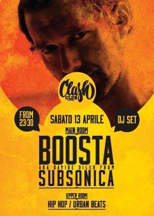 Boosta From Subsonica, Jimmy B-Day n.3 - フライヤー裏