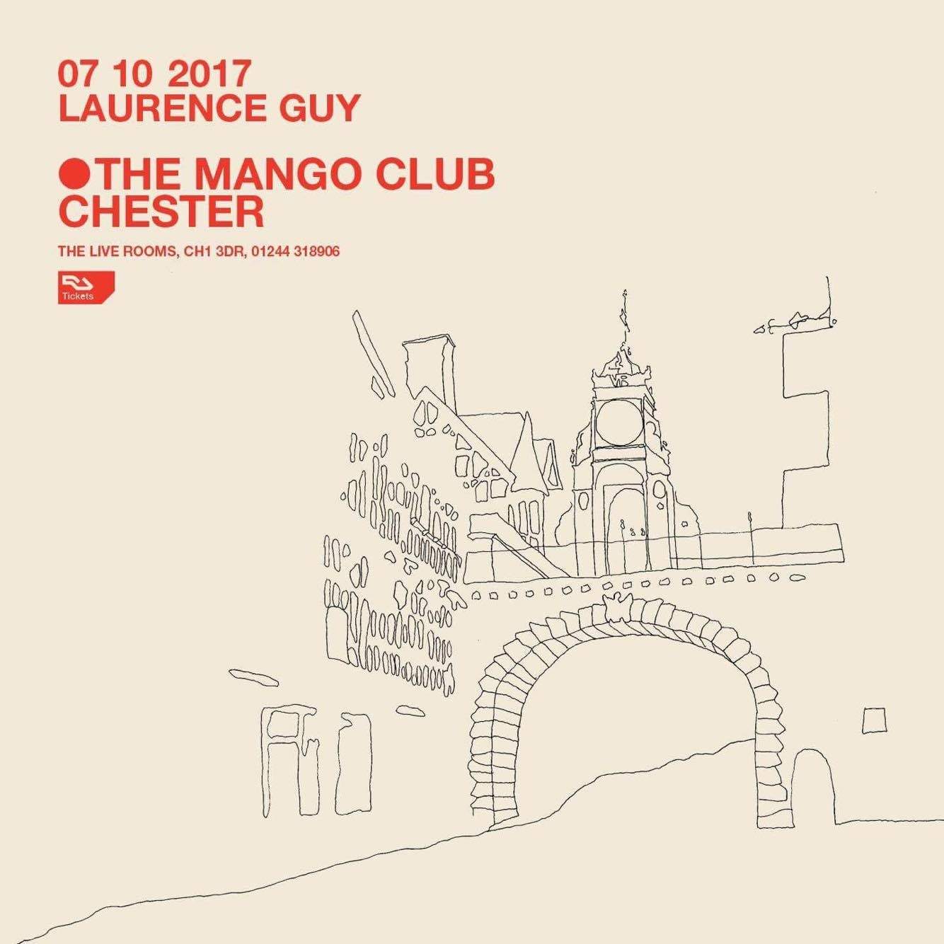 The Mango Club with Laurence Guy - Página frontal