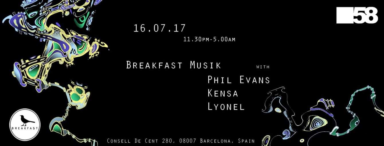 Breakfast Musik Pres: Phil Evans - Página frontal