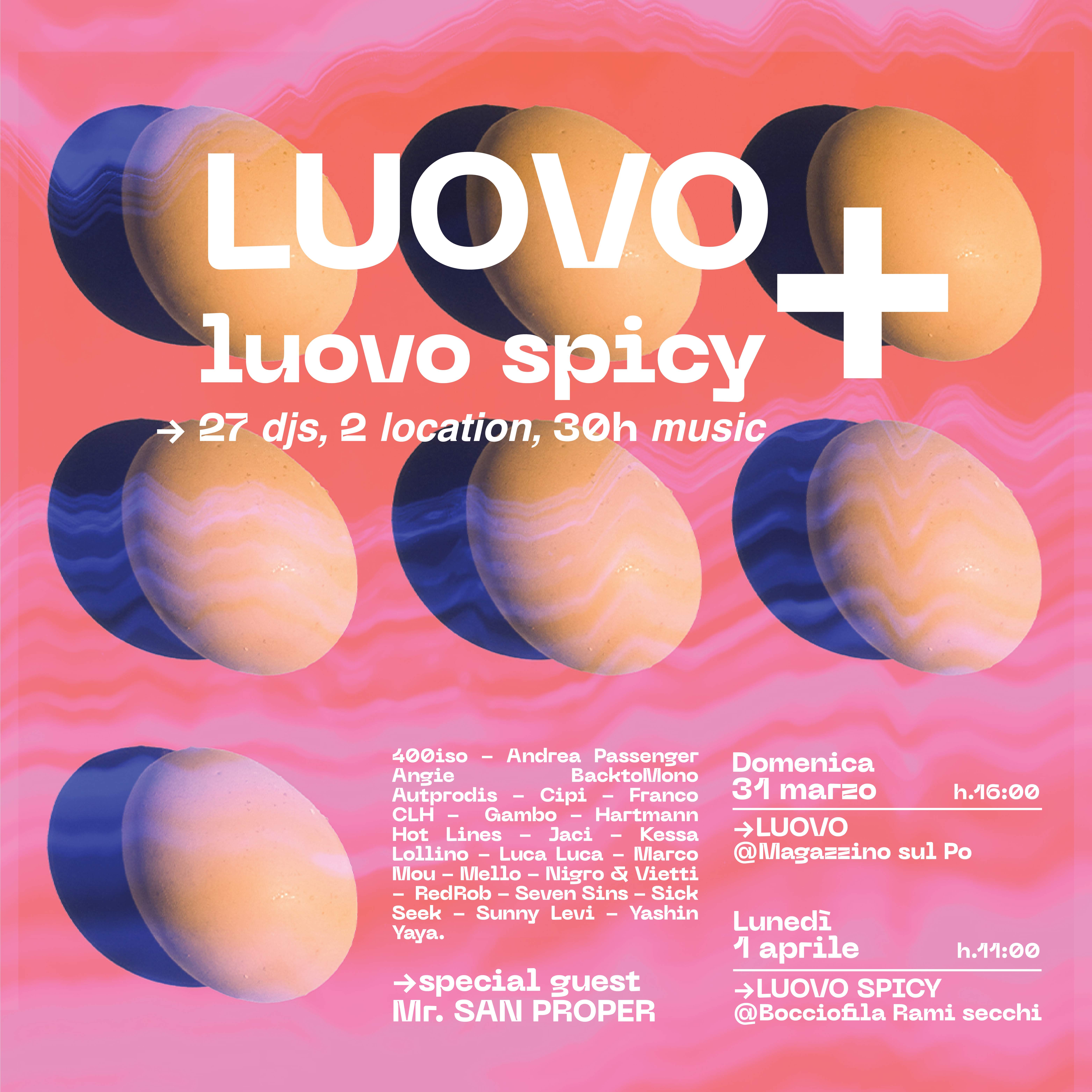 LUOVO + LUOVOSpicy - フライヤー表