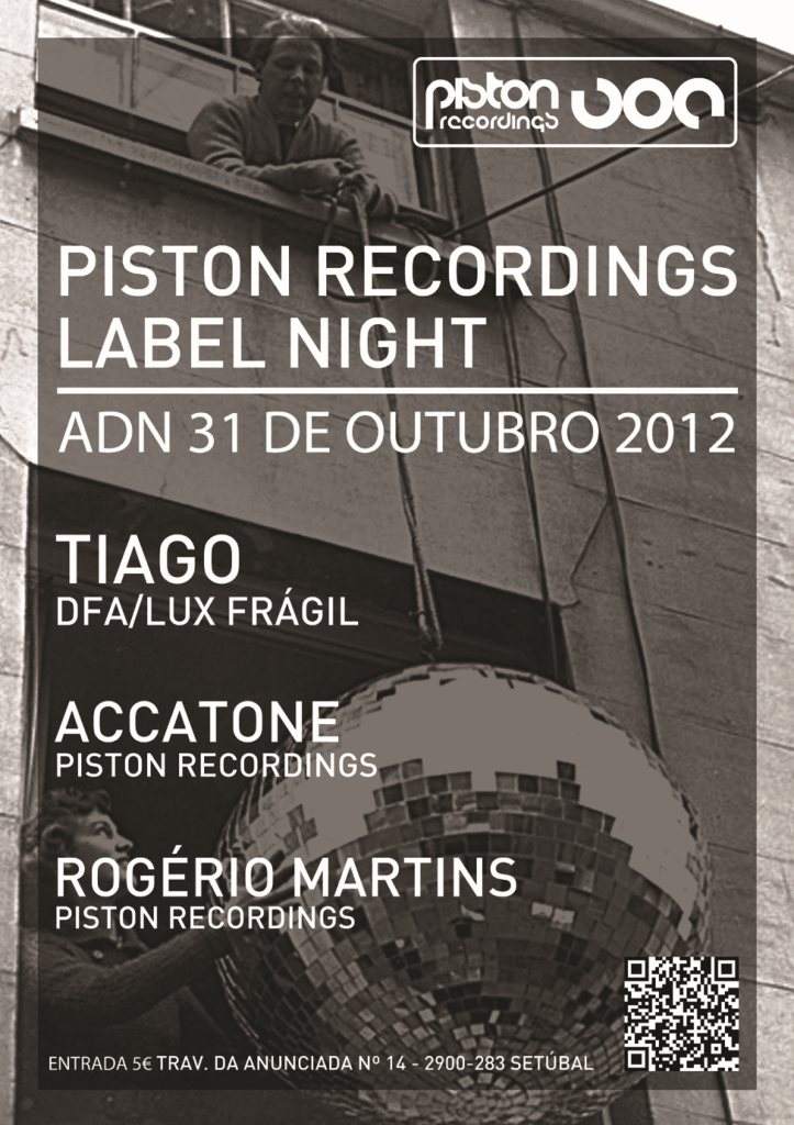 Piston Recordings Label Night - フライヤー表