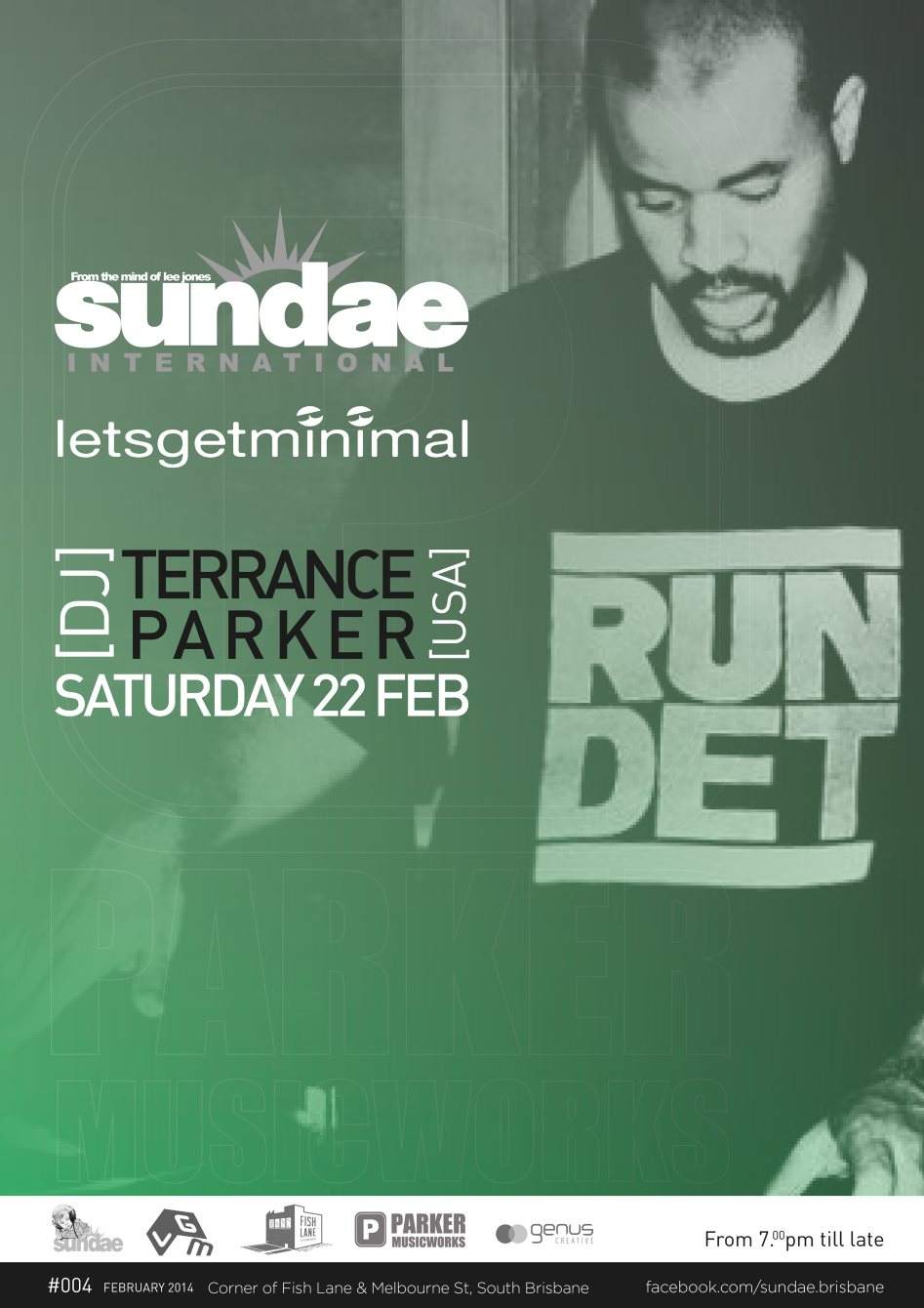 Sundae & Let's Get Minimal presents DJ Terrence Parker - フライヤー裏