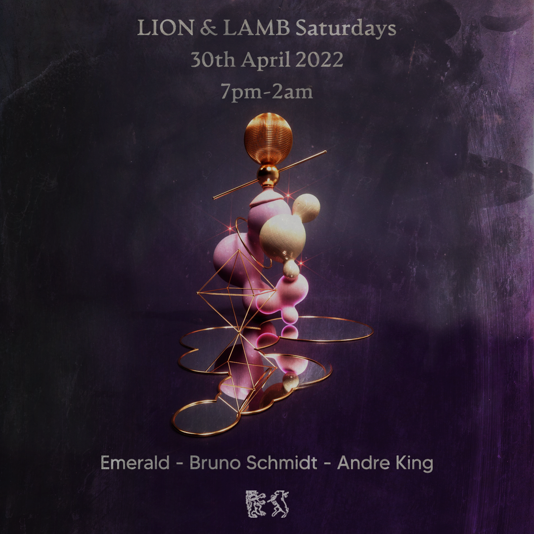 Lion & Lamb Saturdays with Emerald, Bruno Schmidt and Andre King - Página frontal