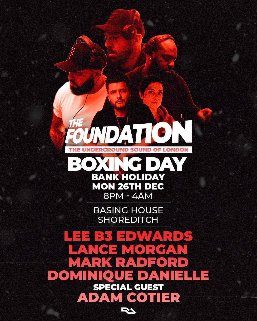 The Foundation - Boxing Day Party - フライヤー表