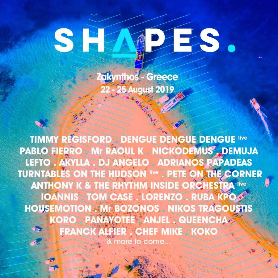Shapes Festival Zakynthos 2019 - Página frontal