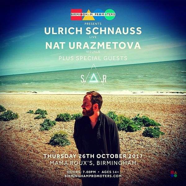 S.Λ.R (Live) with Ulrich Schnauss at Mama Roux's 26:10:17 - フライヤー表