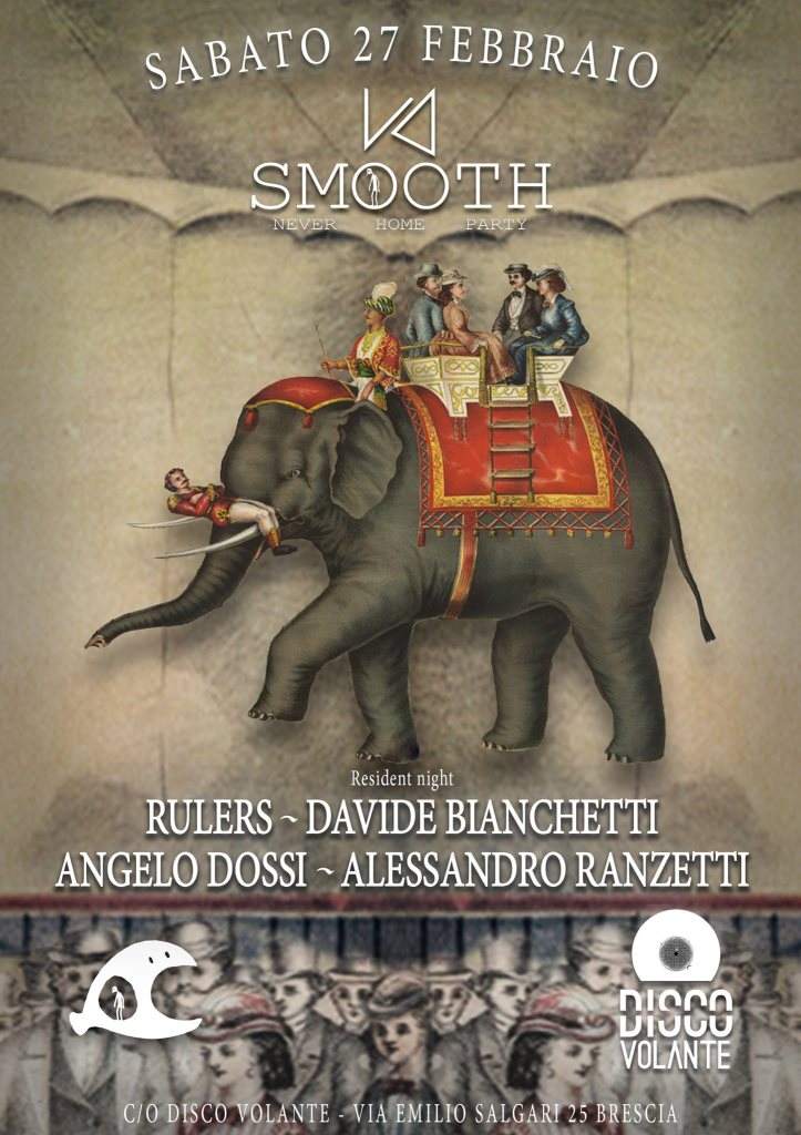 Smooth: 9th Show/Rulers, Angelo Dossi, Davide Bianchetti, Alessandro Ranzetti - Página frontal
