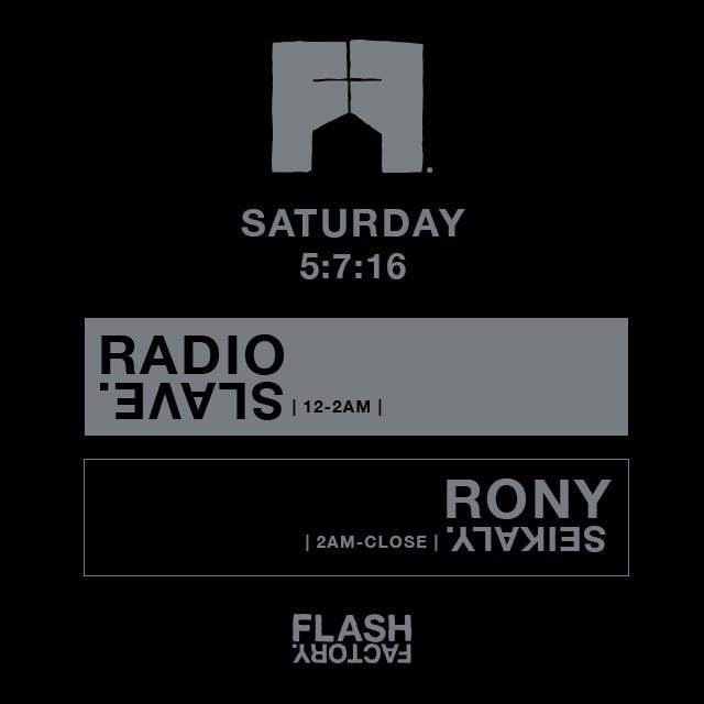 Radio Slave with Rony Seikaly - Página frontal