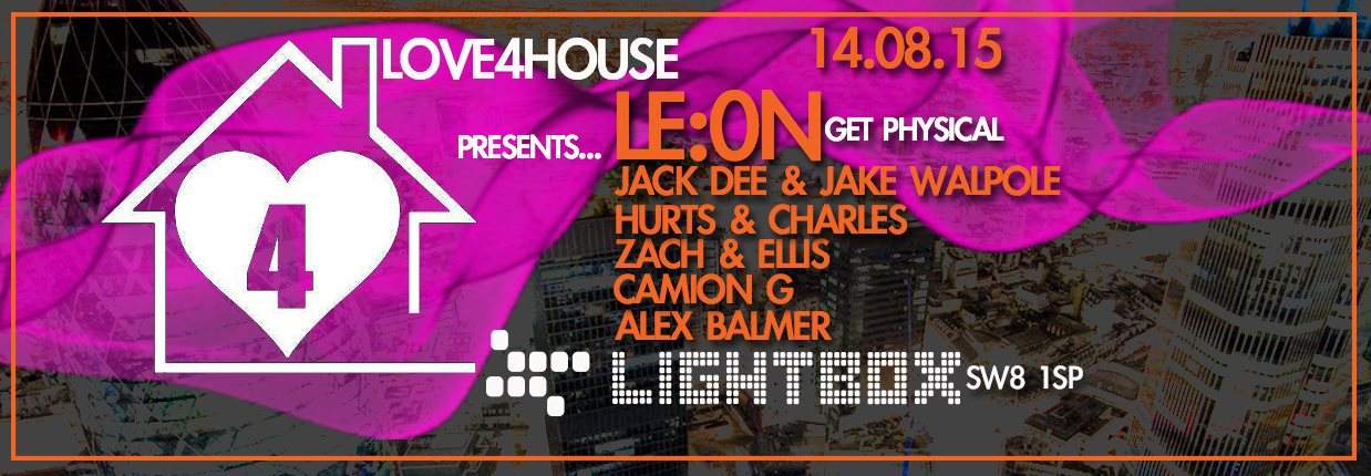 Love4house Round 3 with LE:ON - フライヤー表