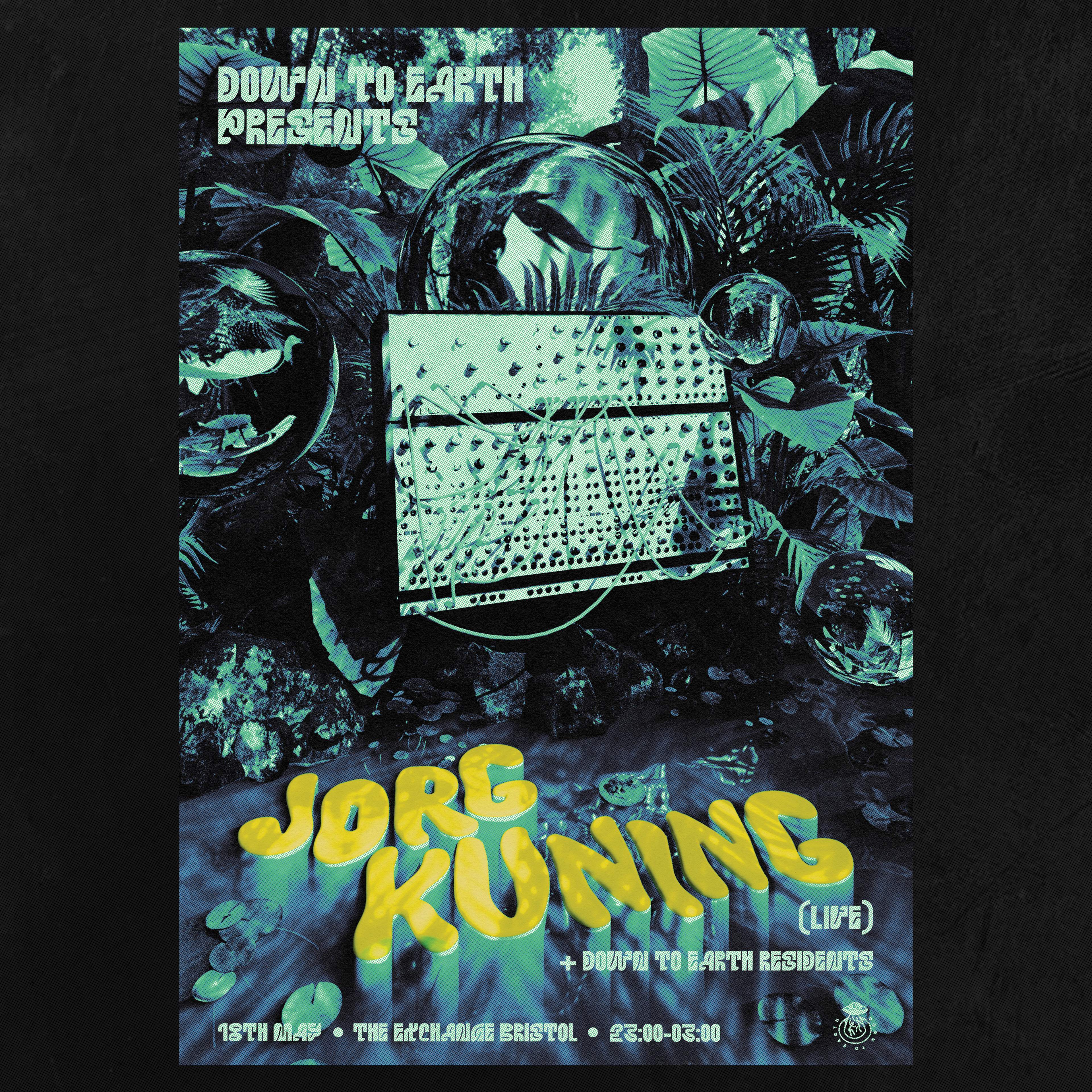 Down To Earth presents Jorg Kuning (Live) + Residents - Página frontal