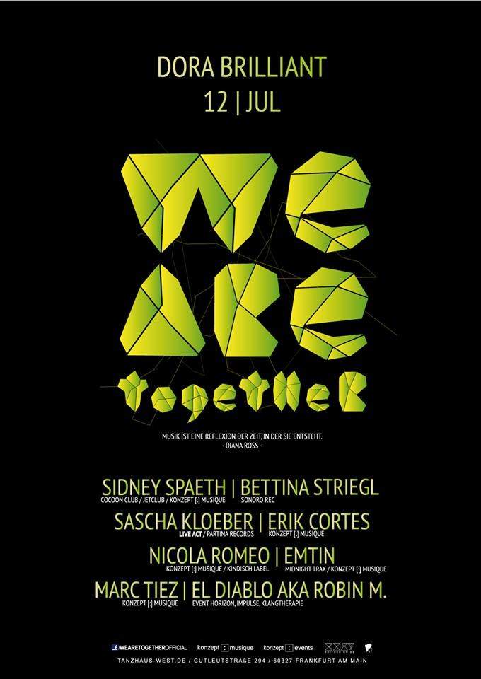 We are Together - フライヤー表