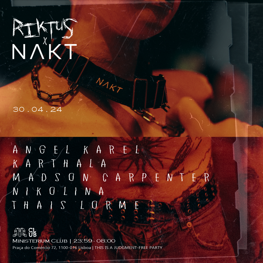 Riktus x NAKT with Angel Karel, Madson Carpenter, Nikolina and Thais Lorme - Página trasera