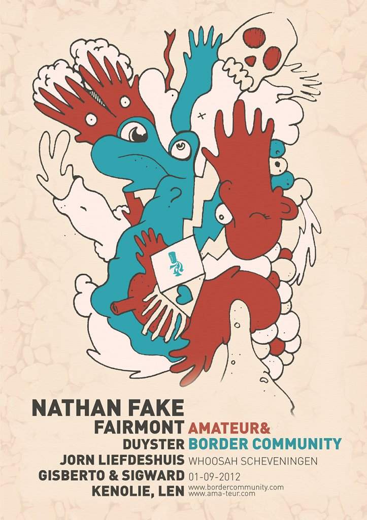 Amateur & Border Community - Nathan Fake Album Tour - Página frontal