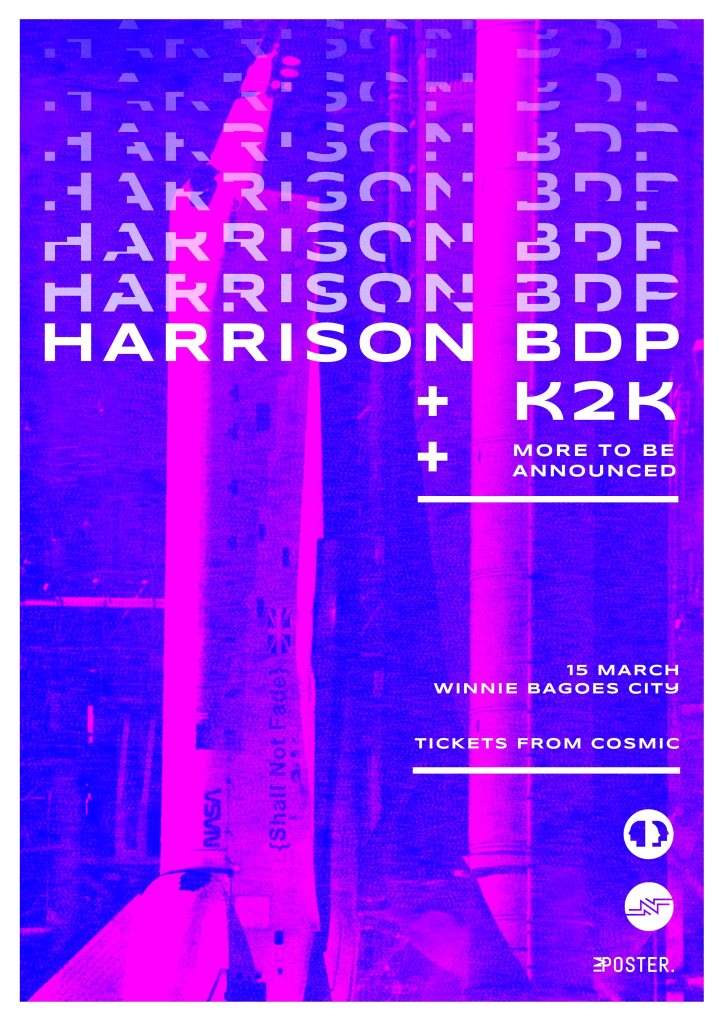 Notion Touring & Heads Together present Harrison BDP - Página frontal