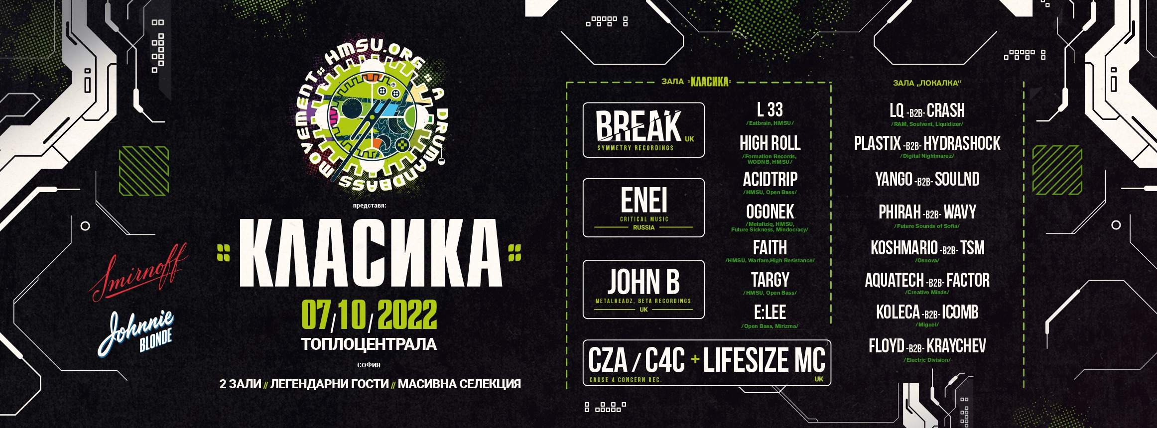 HMSU presents: KLASIKA at Топлоцентрала, Búlgaria