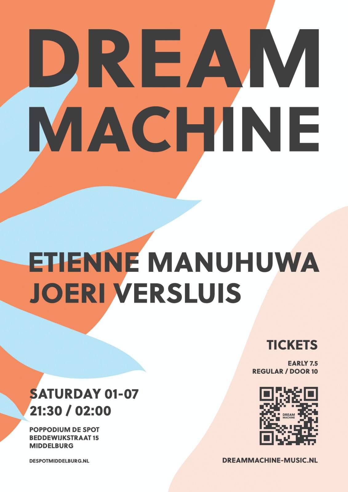 Dream Machine - Página frontal