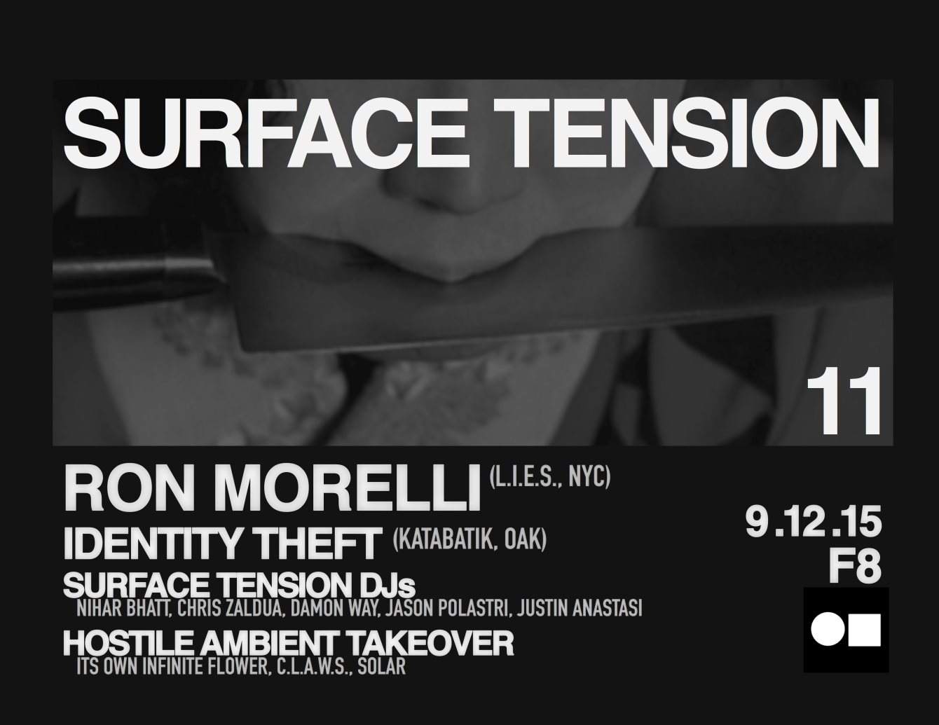 Surface Tension.11: Ron Morelli and Identity Theft - フライヤー表