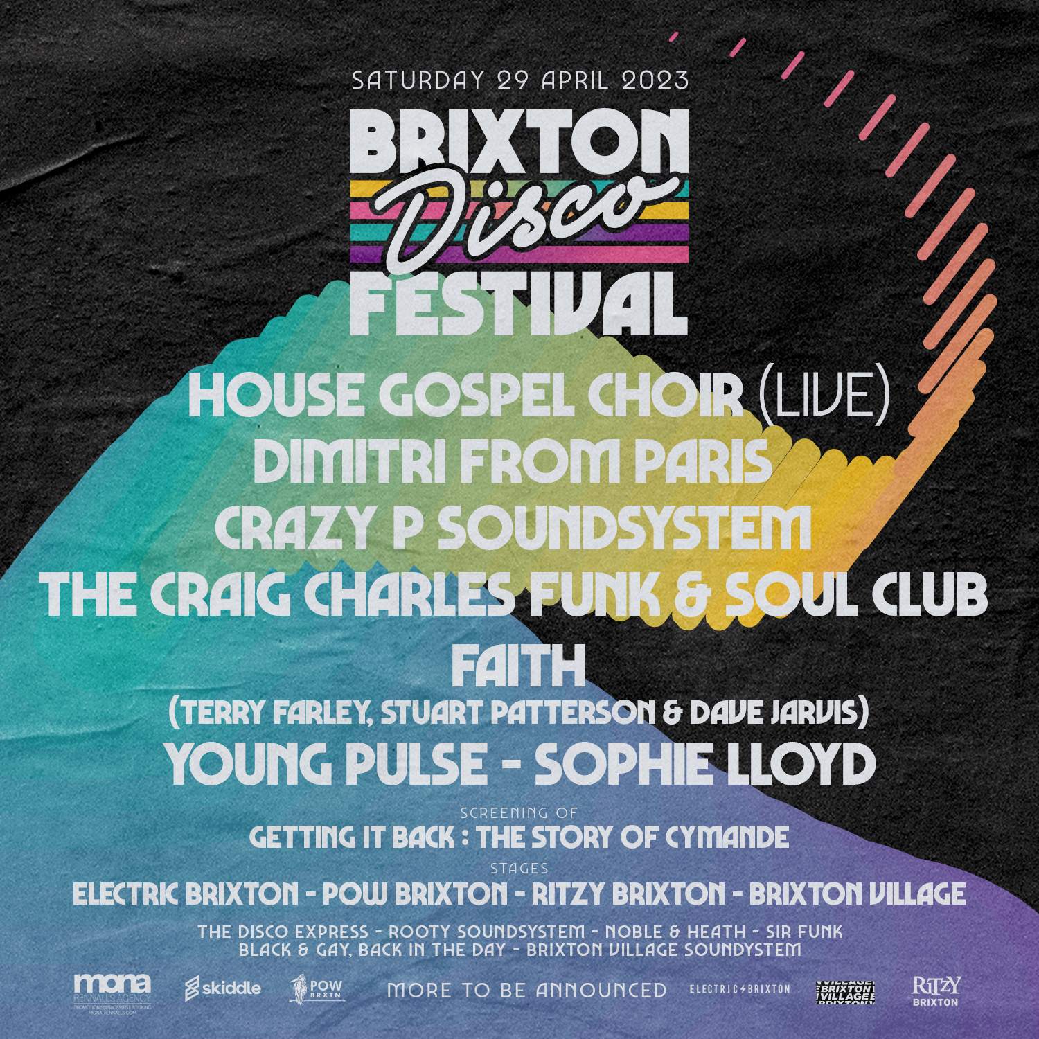 Brixton Disco Festival 2023 - Flyer front