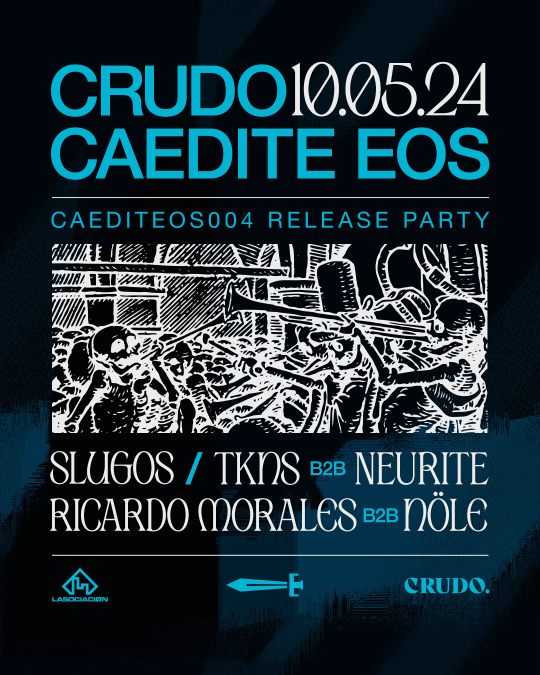CRUDO x Caedite Eos - フライヤー表