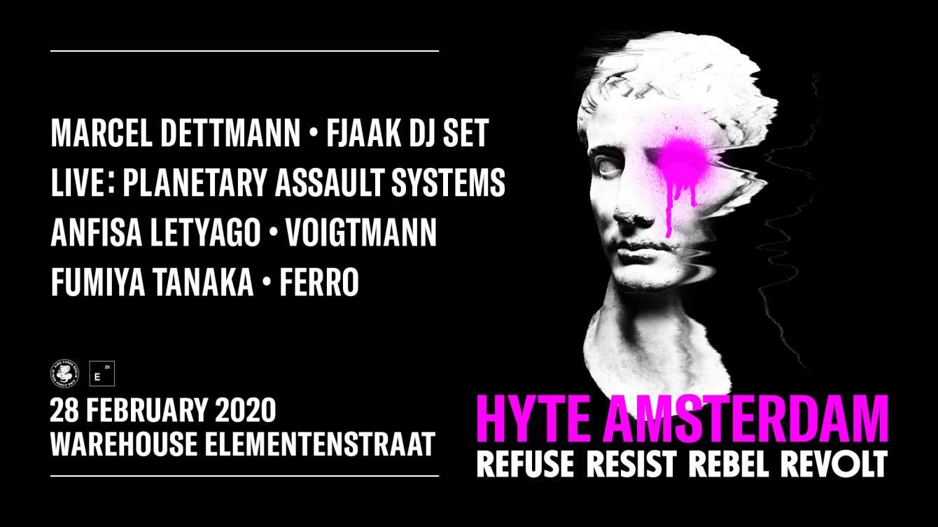  [CANCELLED] HYTE Amsterdam - フライヤー表