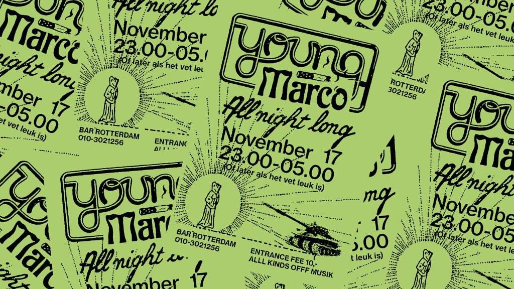 Bar presents Young Marco - all Night Long - Página frontal