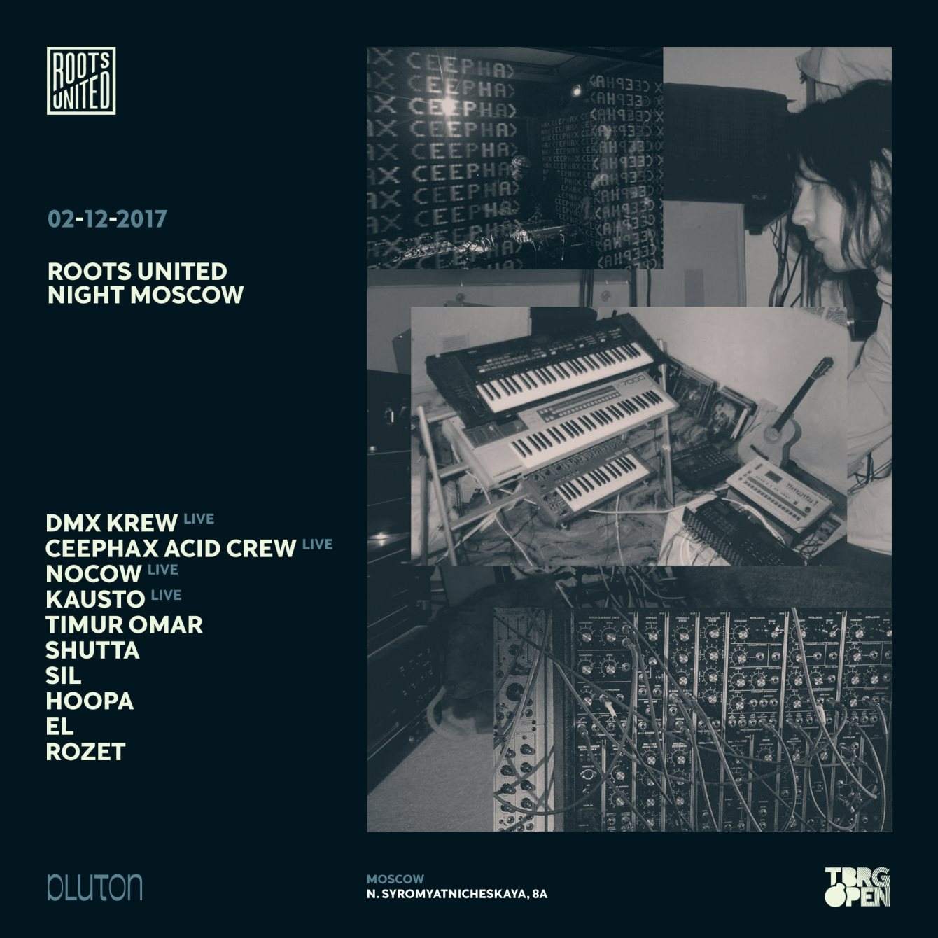 Roots United Night Moscow - フライヤー表