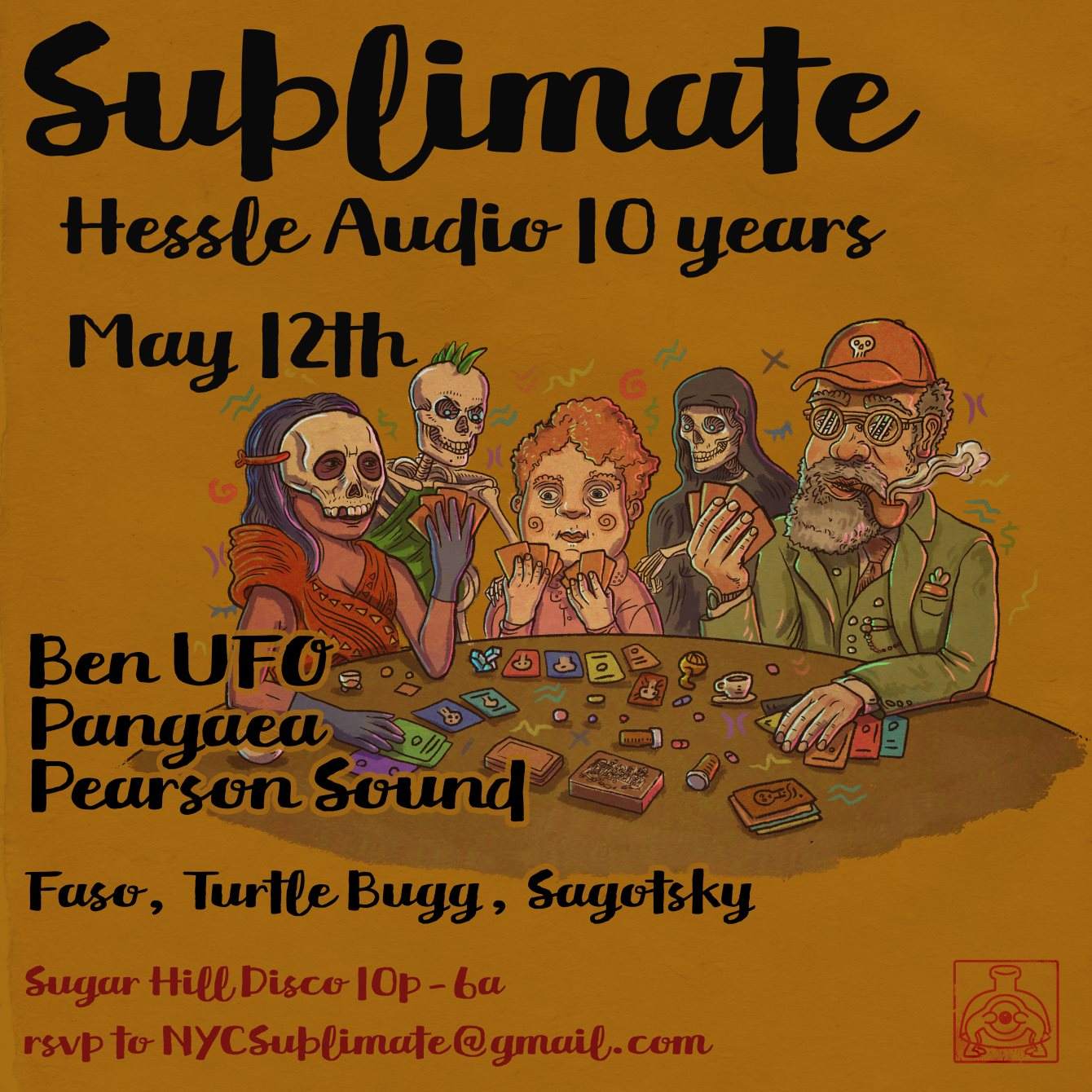 Sublimate - Hessle Audio 10 Years - フライヤー表