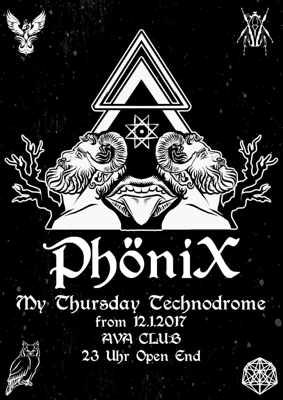 Phönix, My Thursday Technodrome - フライヤー表