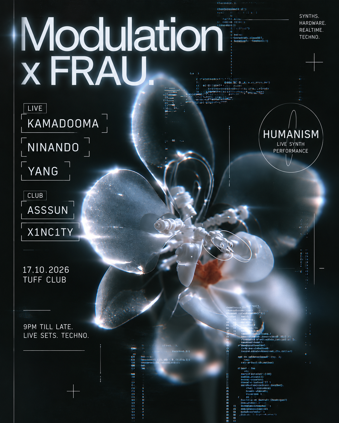 Modulation x FRAU. Live Synth Performance at Tuff Club, Singapore
