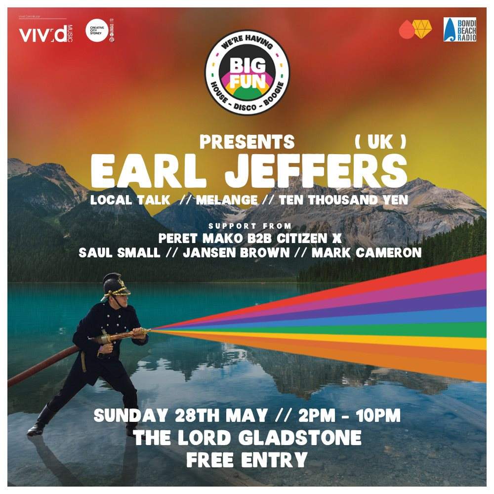 Big Fun x Vivid Ft. Earl Jeffers FKA Chesus (UK) - フライヤー裏