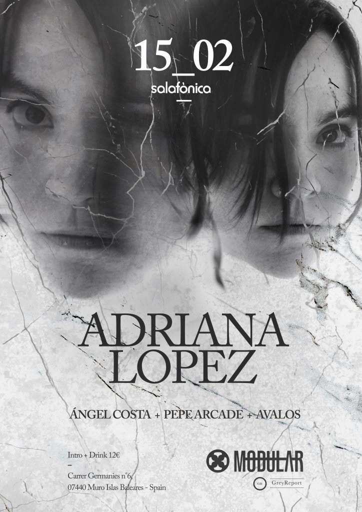 Modulλr presenta: Adriana Lopez - フライヤー表