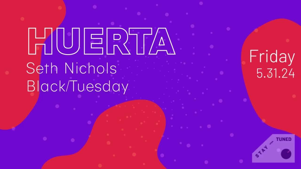 Huerta, Seth Nichols, Black/Tuesday - Página frontal