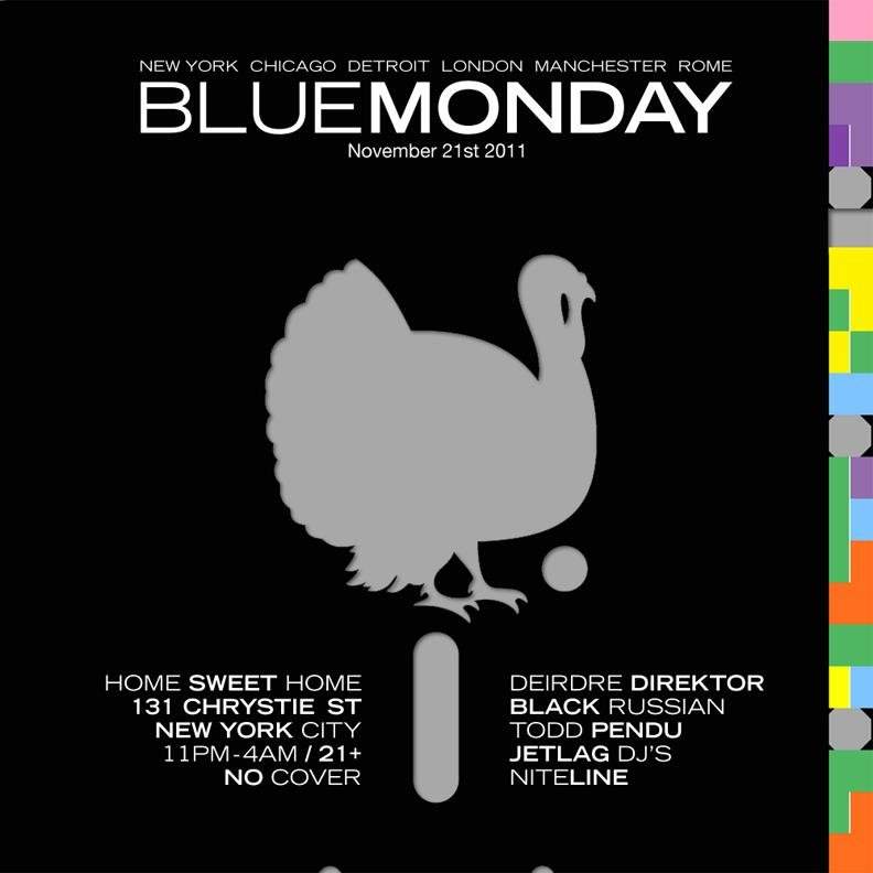Blue Monday - フライヤー表