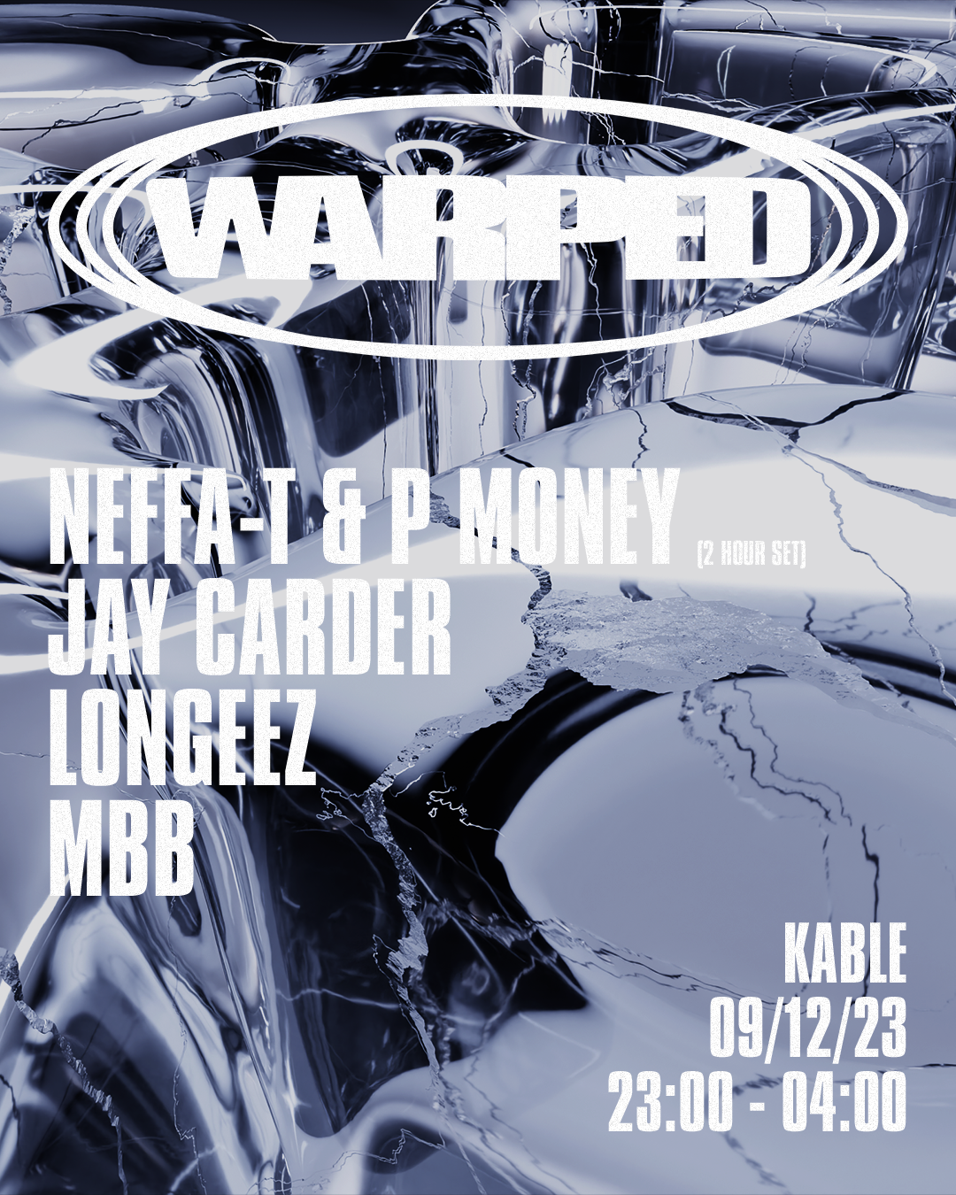Warped: Neffa-T & P Money (2 Hours), Jay Carder, Longeez + more - Página frontal